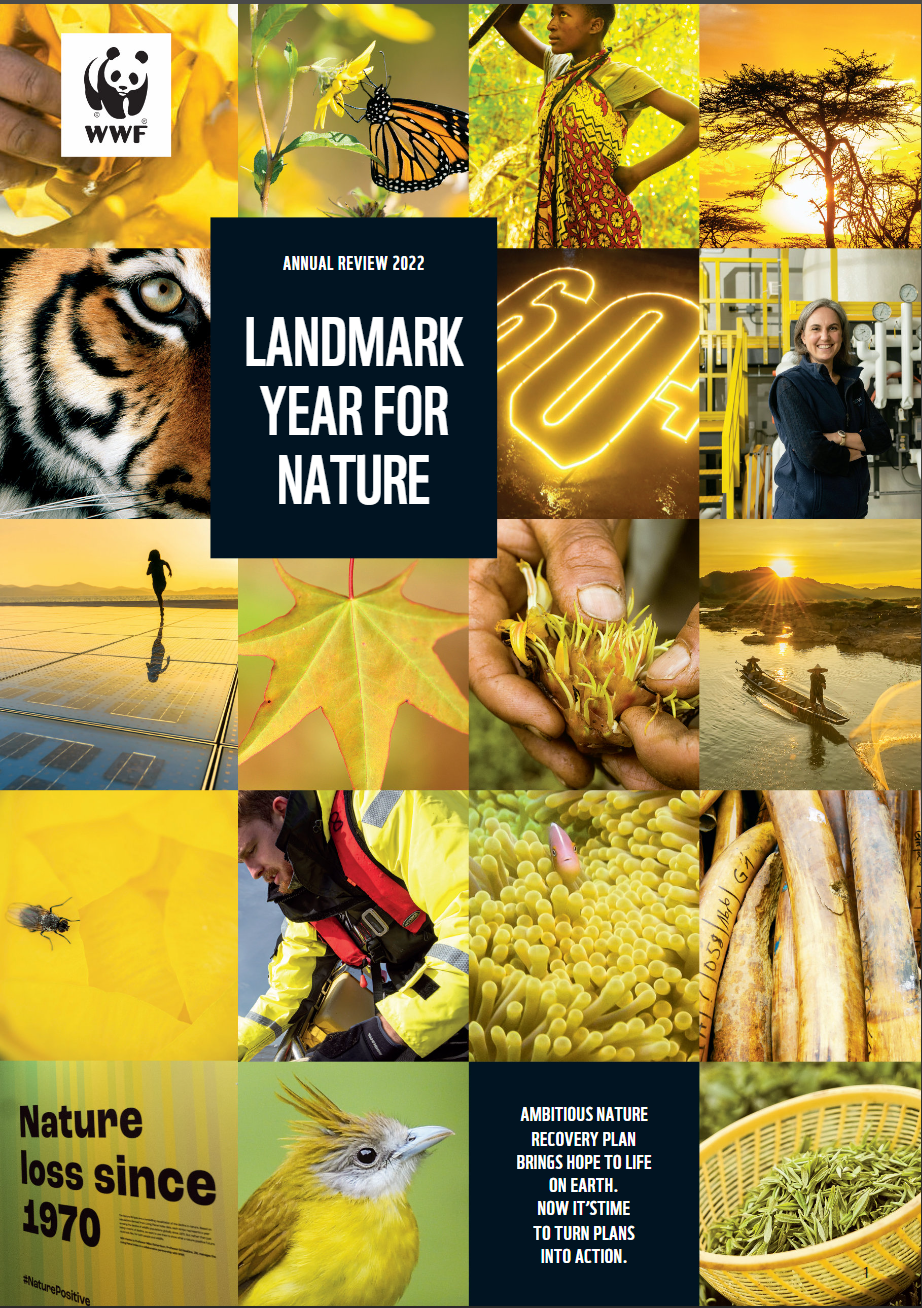 VÝROČNÍ ZPRÁVA WWF 2022: PŘELOMOVÝ ROK PRO PŘÍRODU