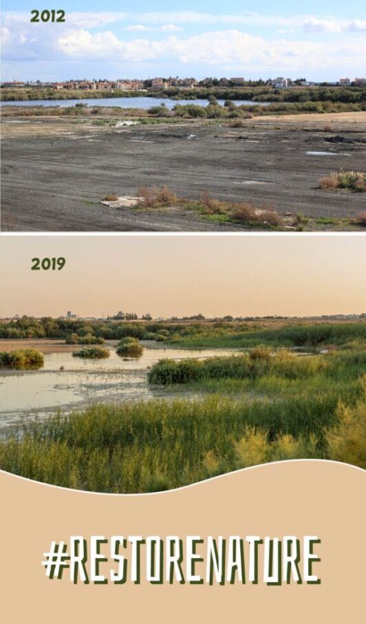 07 BEFORE-AFTER PHOTO_Oroklini Lake, Cyprus_Insta story